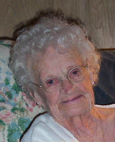 Leora McMinn Williams in her 90'su